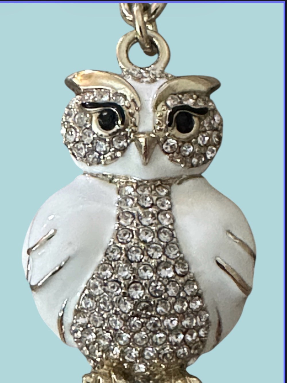 kate spade Snow Owl Bag Charm & Keychain Accessory - Picture 2 of 11